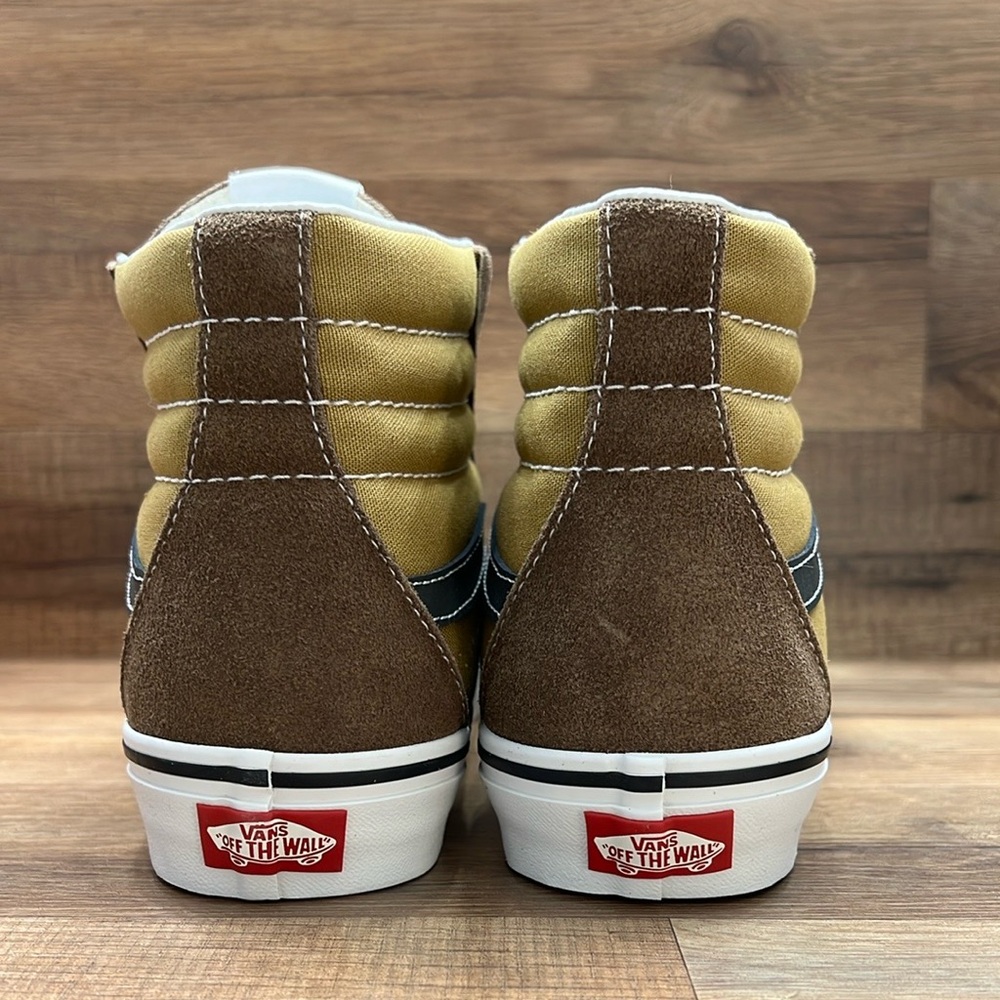 Vans SK8 Brown and Tan High-Top Sneakers - Picture 6 of 7
